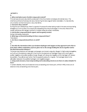 Module 9 activity 1 - Proteins, carbohydrates, nucleic acids, and ...