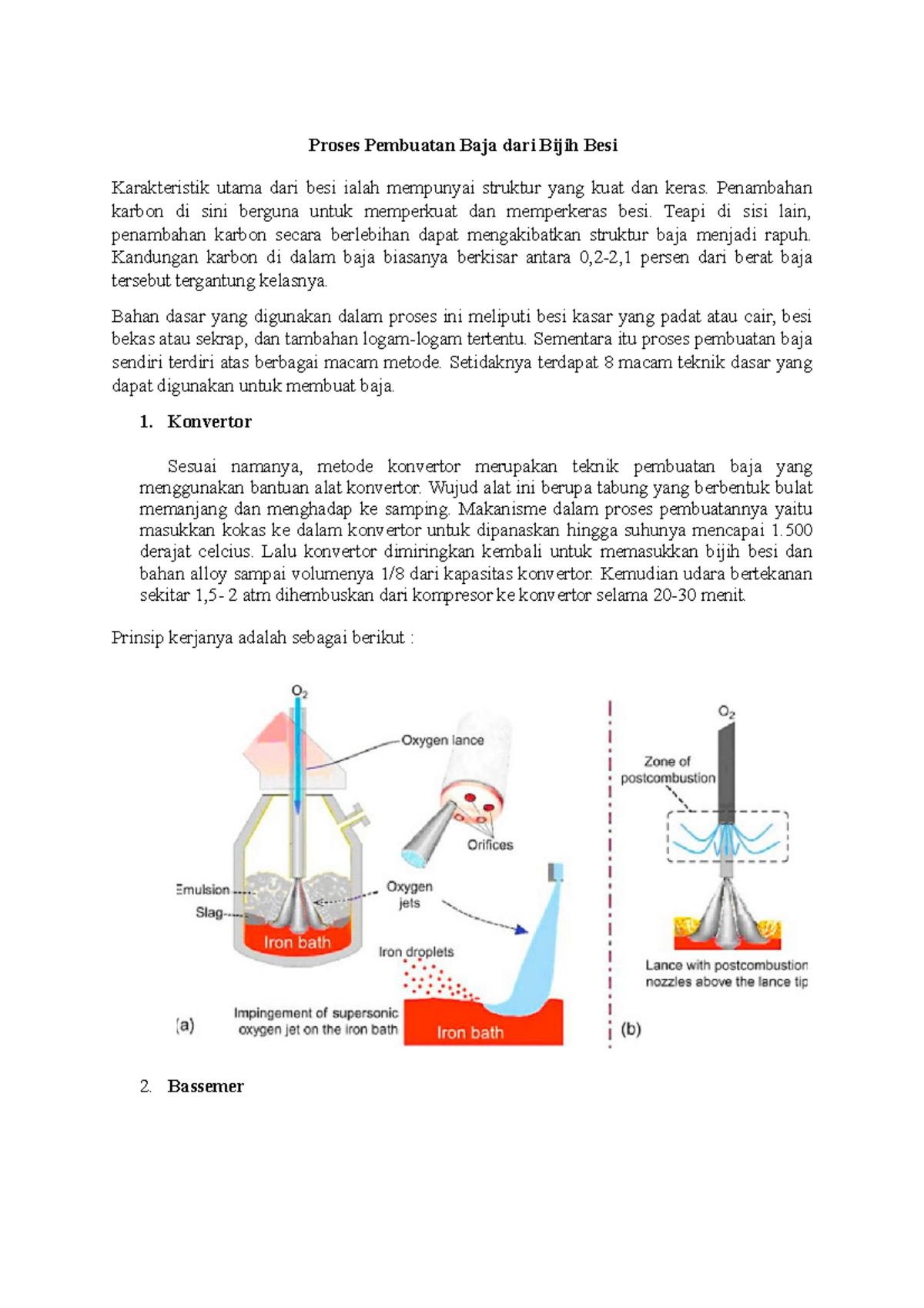 Proses Pembuatan Baja Dari Bijih Besi - Proses Pembuatan Baja Dari ...