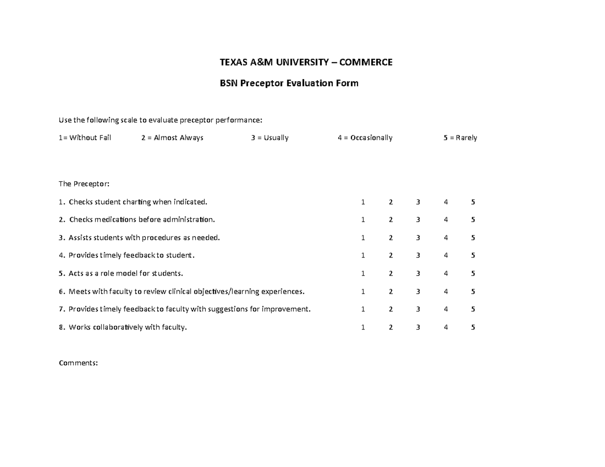 preceptor-evaluation-checks-student-chartng-when-indicated-1-2-3-4-5