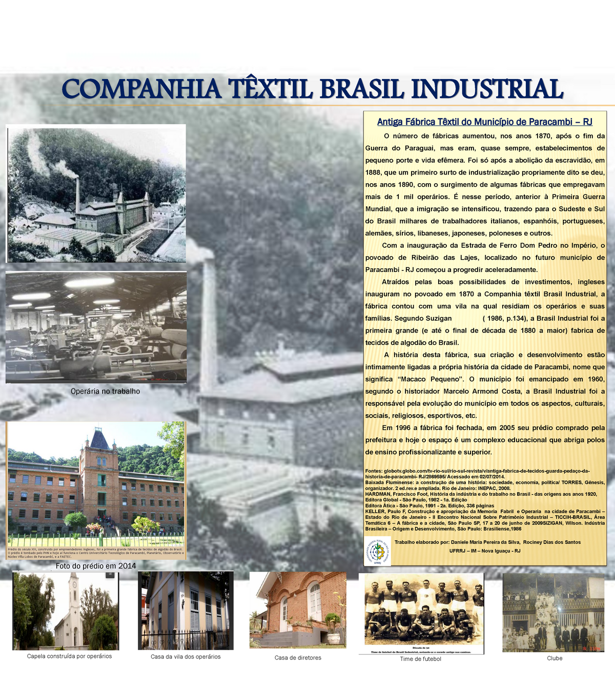 Companhia Brasil Industrial - Paracambi RJ.