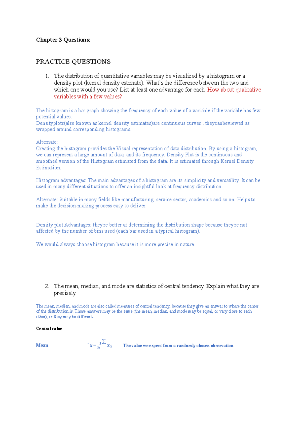 chapter 3 quantitative research parts