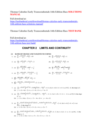 free download thomas calculus 12th edition solution manual pdf