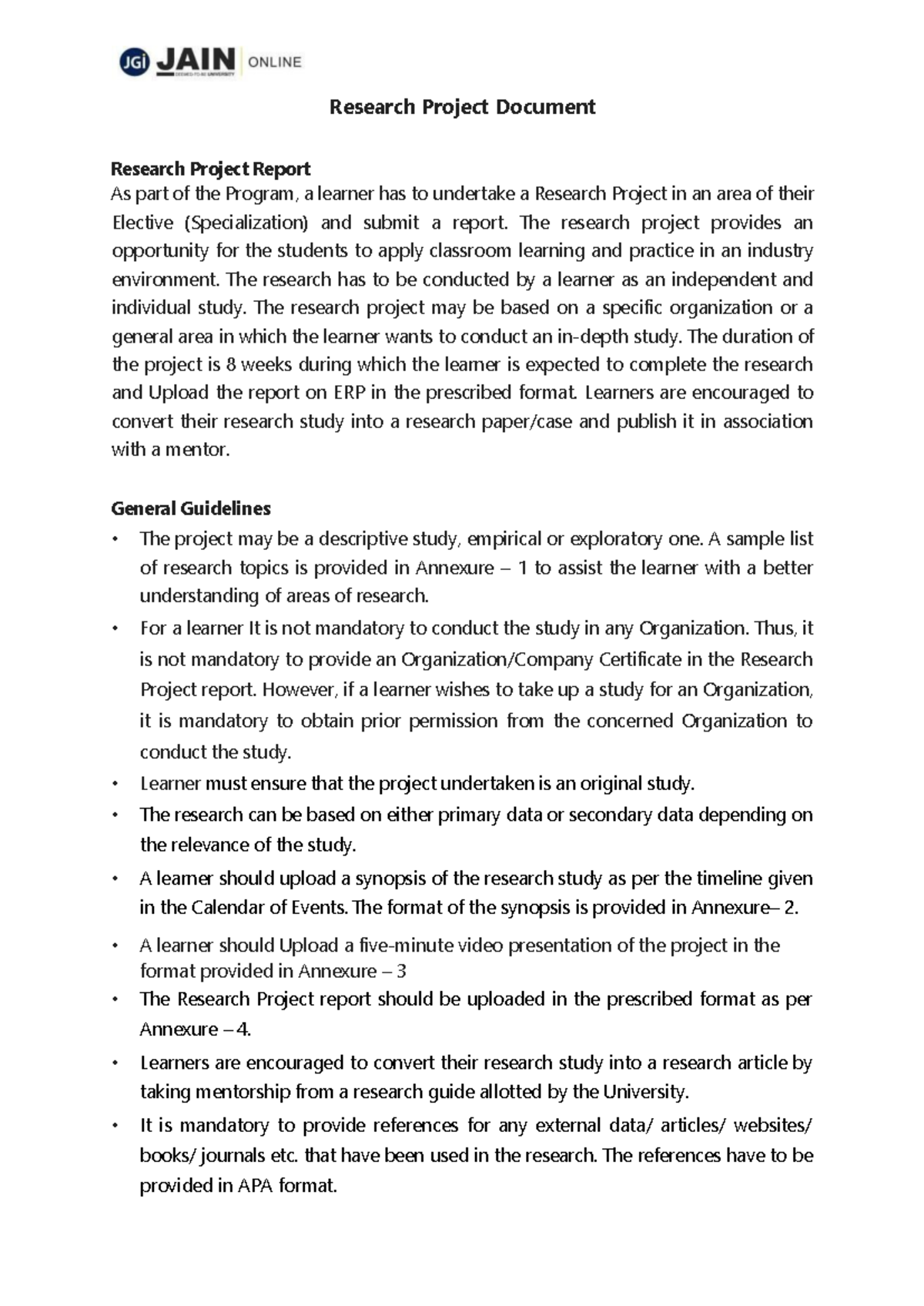 Researvh - .... - Research Project Document Research Project Report As ...