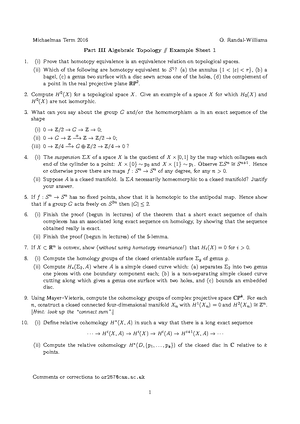Analysis 1 - Part IA — Analysis I Based on lectures by W. T. Gowers ...