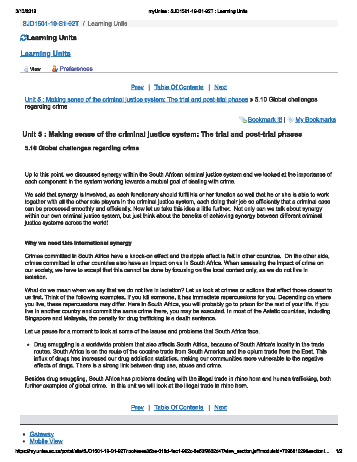 My Unisa Sjd1501 19 S1 92t Learning Units 5 Sjd1501 Studocu My Unisa Sjd1501 19 S1 92t Learning Units 5 Sjd1501 Studocu