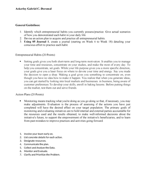 03 Worksheet 1 -TCW - ENTREP - GROUP 2 - 03 Worksheet 1 The ...