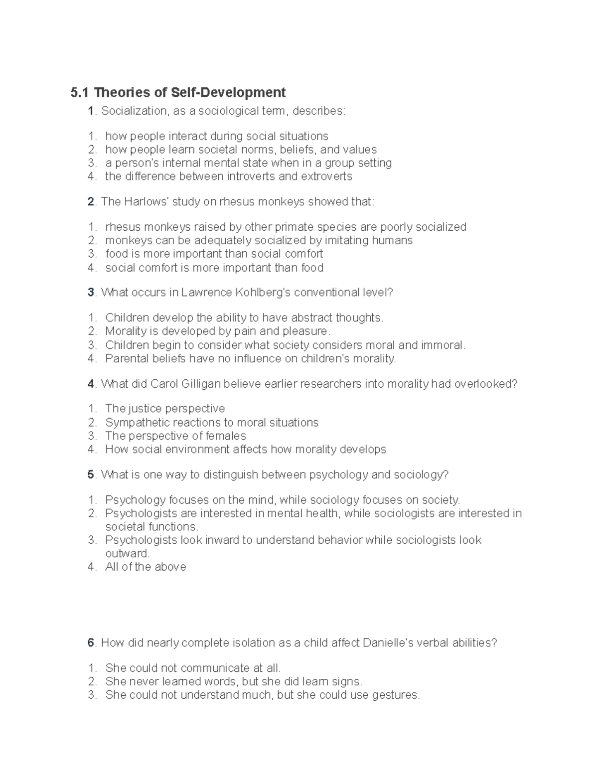 chapter-5-study-guide-quiz-no-answers-5-theories-of-self