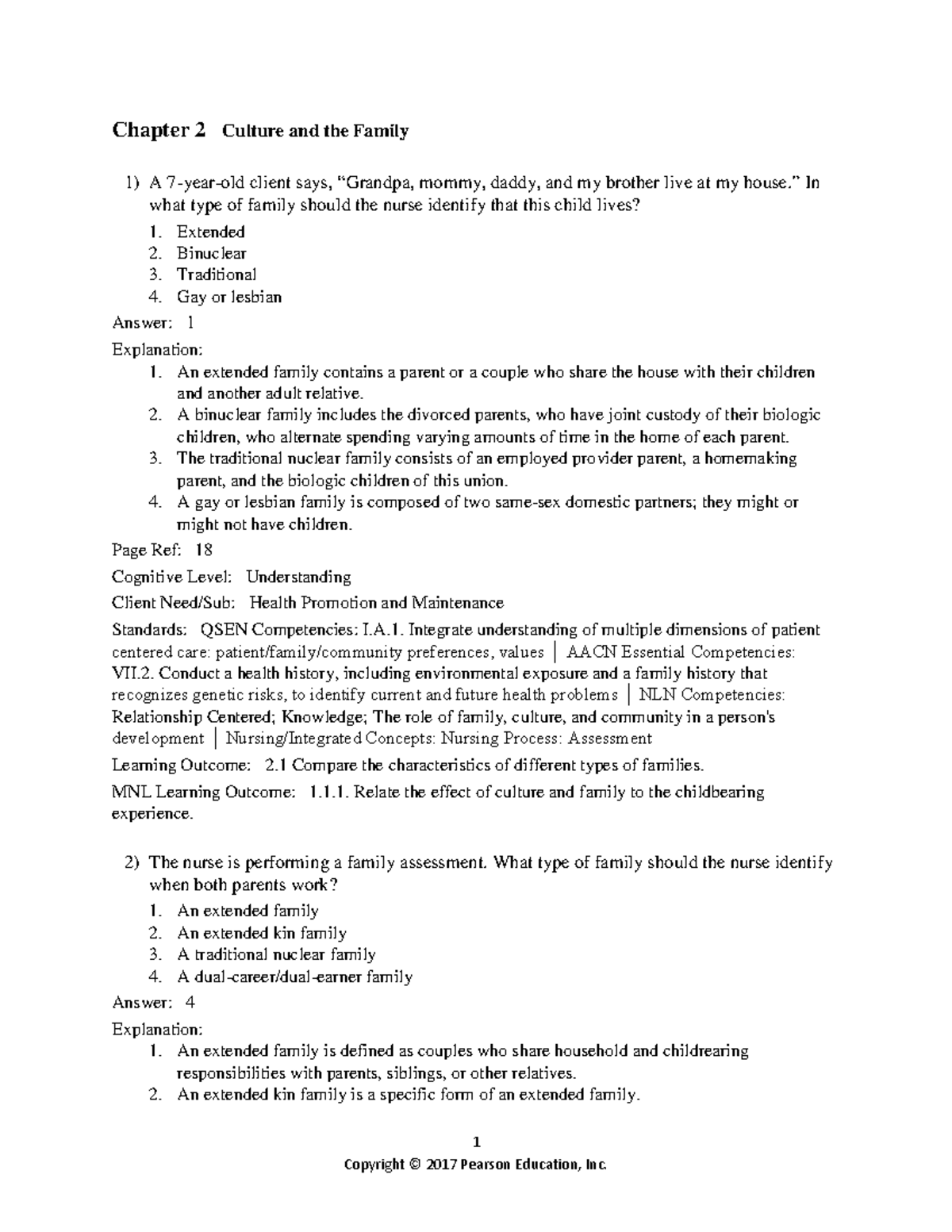 0134142357 ch02 TB - These are practice questions - 1 Chapter 2 Culture ...