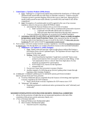 Constitutional Law - Prof. Newman 1 - I. Missouri v. Holland (1920 ...