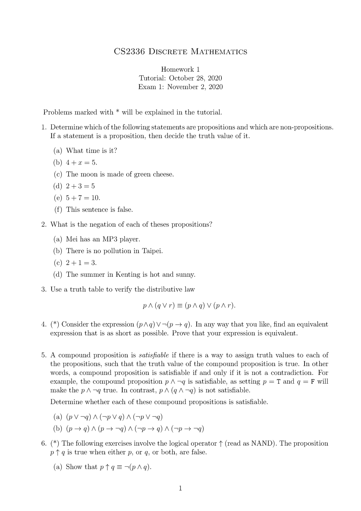 discrete mathematics nptel assignment