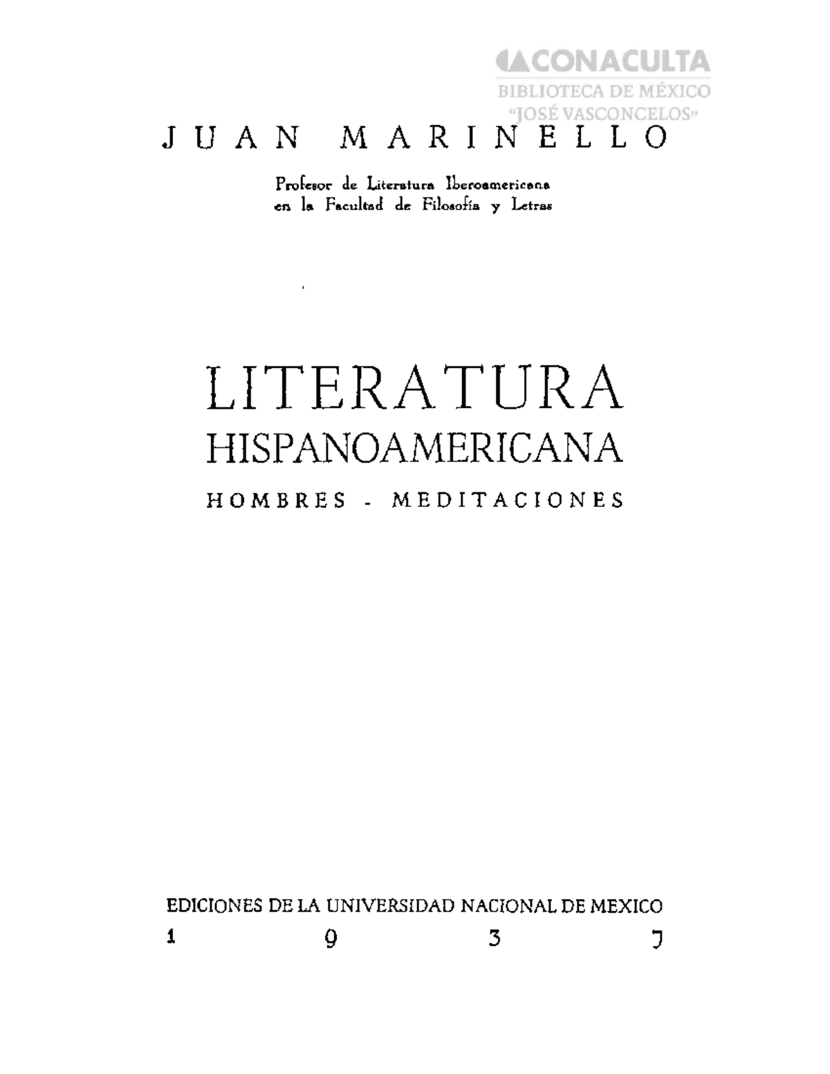 Marinello, Juan - Tres Novelas Ejemplares - Cultura Y Literatura ...