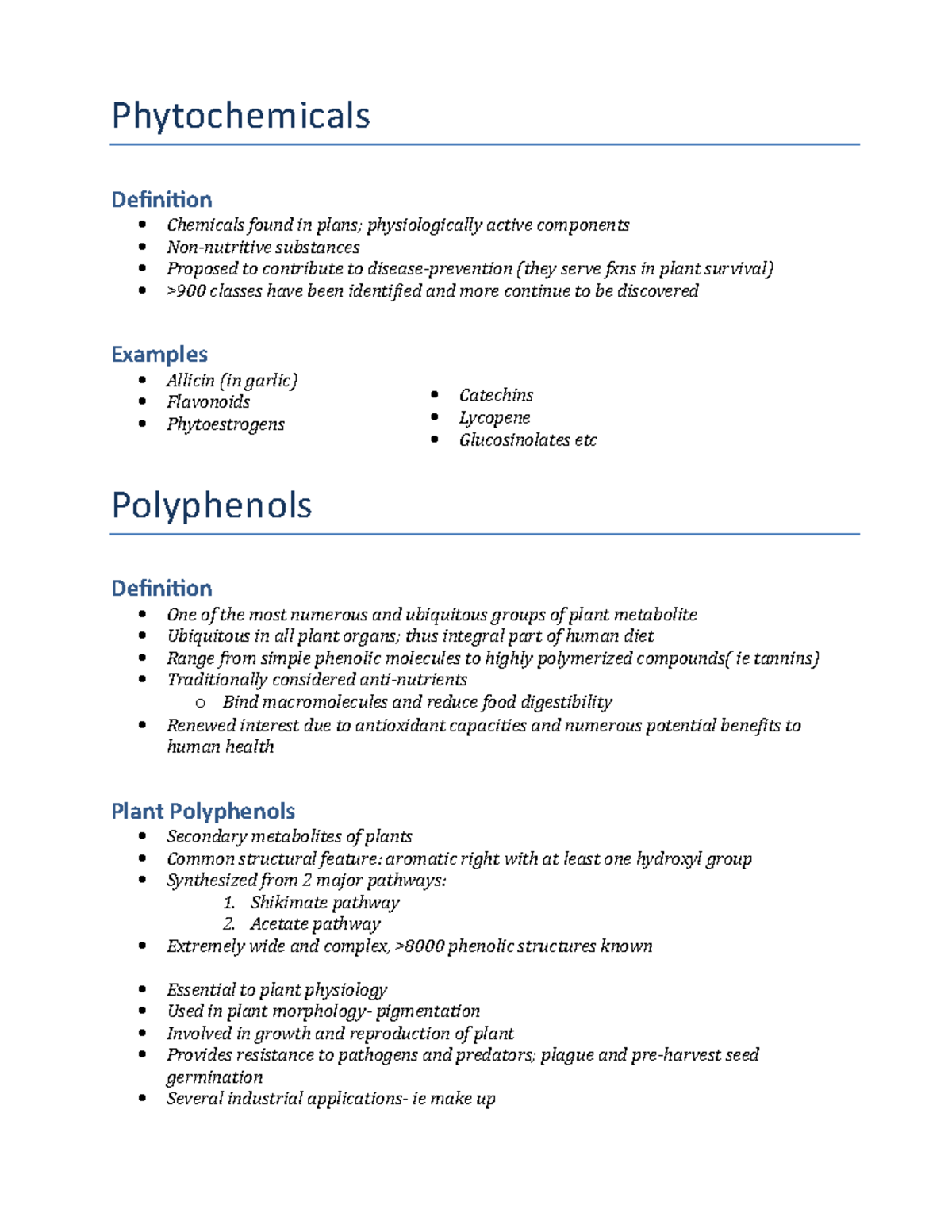 Phytochemicals and Flavonoids Phytochemicals Definition Chemicals