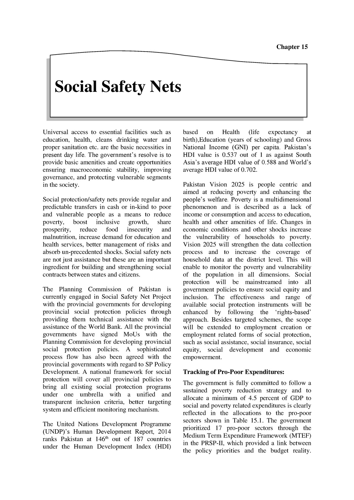 case study of social safety net