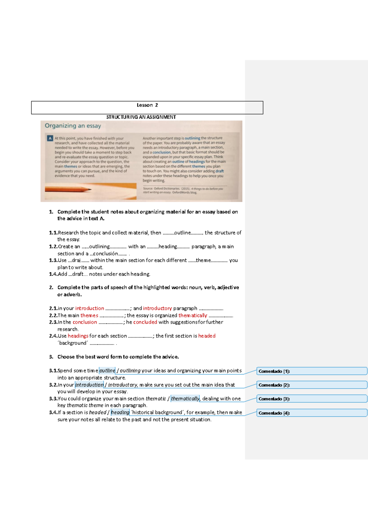 assignment 12 como es