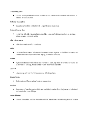6. ACCT 225 Chapter 6 Class Notes - ACCT 225 Chapter 6: Inventory and ...