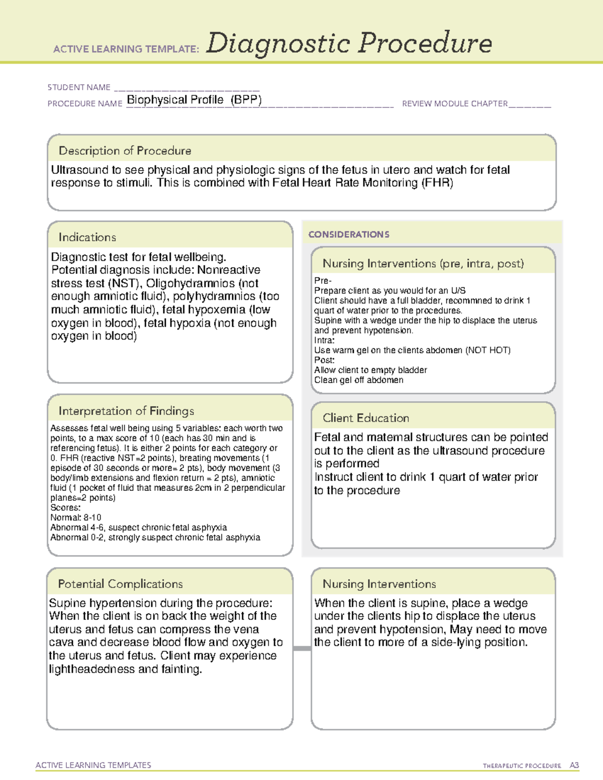 Biophysical Profile (BPP) - ACTIVE LEARNING TEMPLATES THERAPEUTIC ...