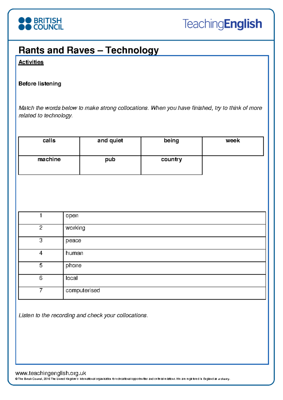 An interesting material to practice abour technology. - teachingenglish ...