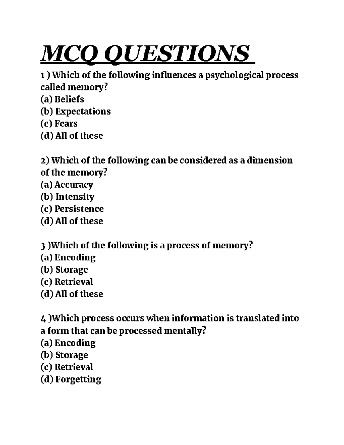 MCQ Questions - mcqs - MCQ QUESTIONS 1 ) Which of the following ...