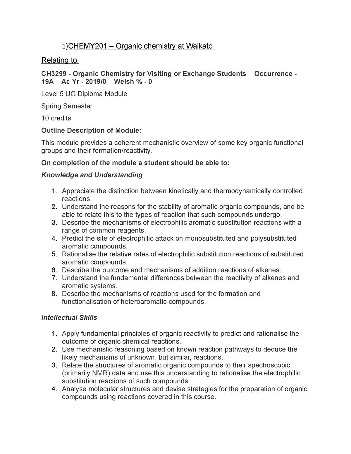 2-papers-1-chemy201-organic-chemistry-at-waikato-relating-to