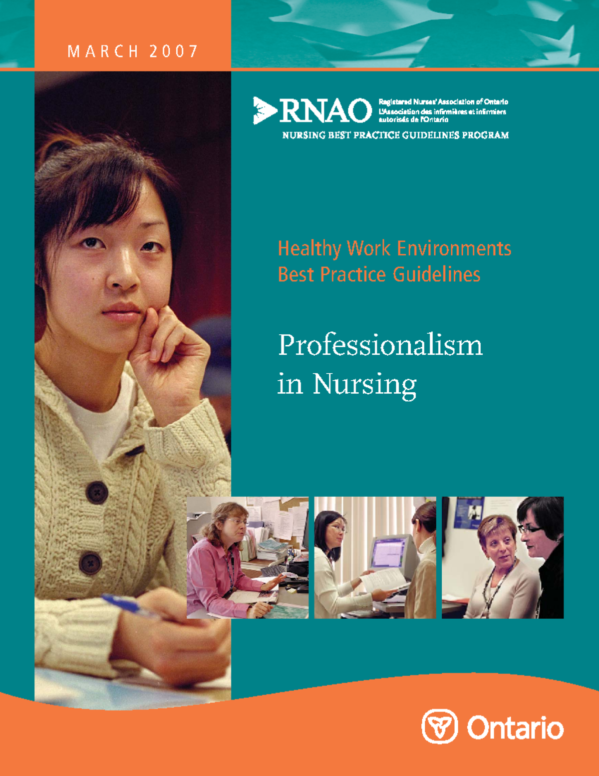 Professionalism In Nursing - " This Is One Of A Series Of Six Best ...