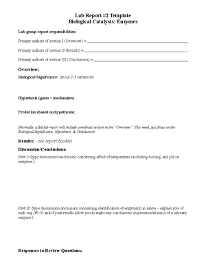 Lab Report Guide 2018 - ntroduction to Cell and Molecular Biology - BIO ...