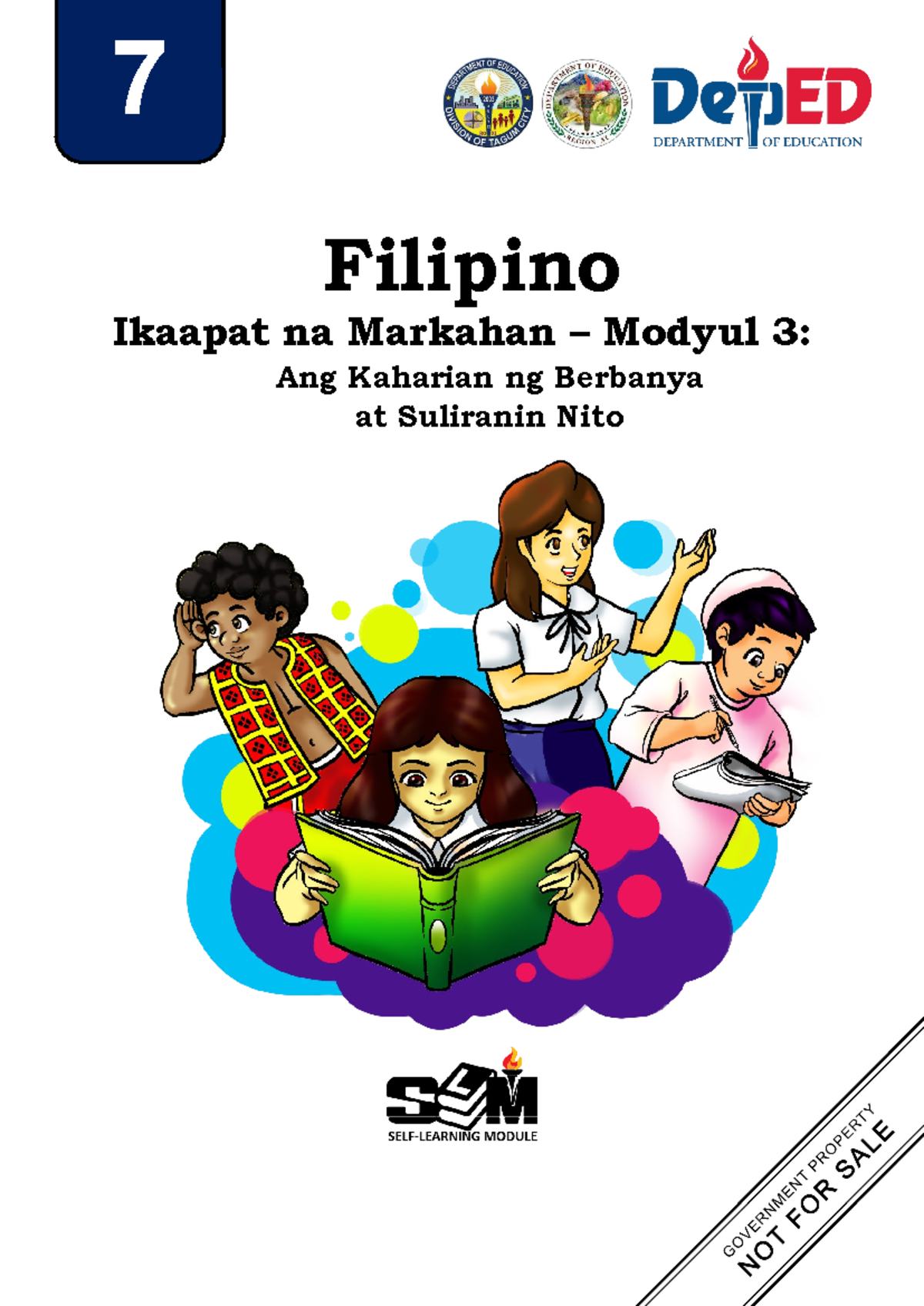 FIL7-Q4-MOD3 - IBONG ADARNA MODYUL - Filipino Ikaapat na Markahan ...