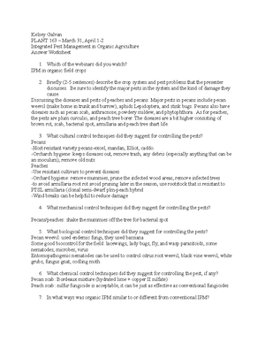 Lab 10 - Grouping Worksheet - Lab 10 – IPM Fact Sheet Organizing your ...