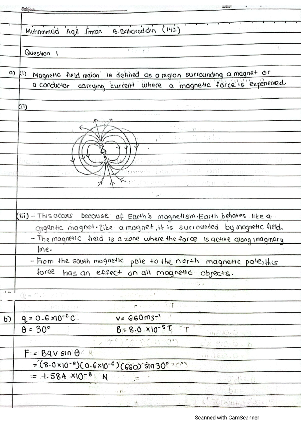 physics assignment sample