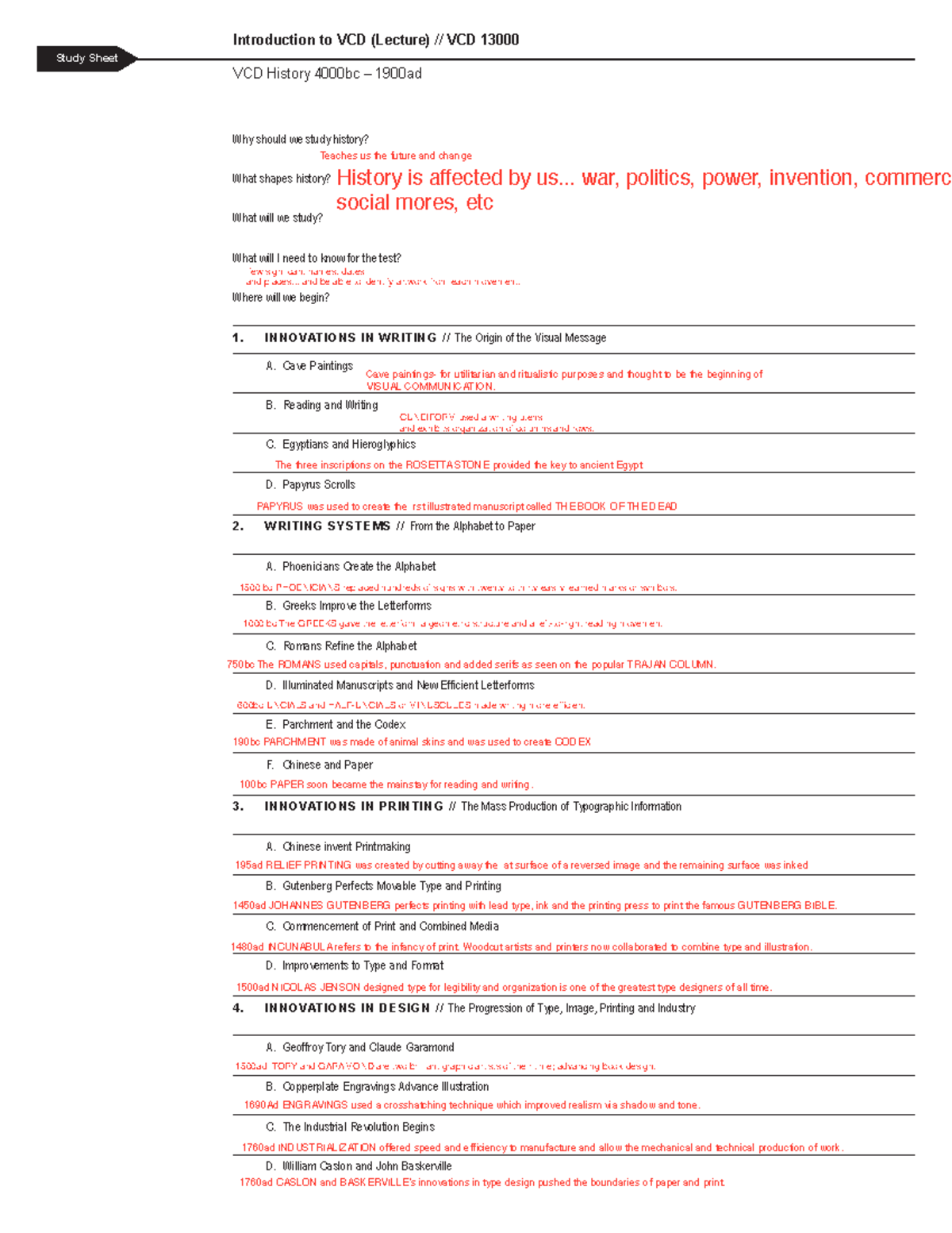 L8 VCD History 4000bc-1900ad Terms F14 - Introduction to VCD (Lecture ...