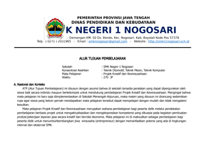 Proses Bisnis Bidang Otomotif - MODUL AJAR TEKNIK OTOMOTIF Penyusun