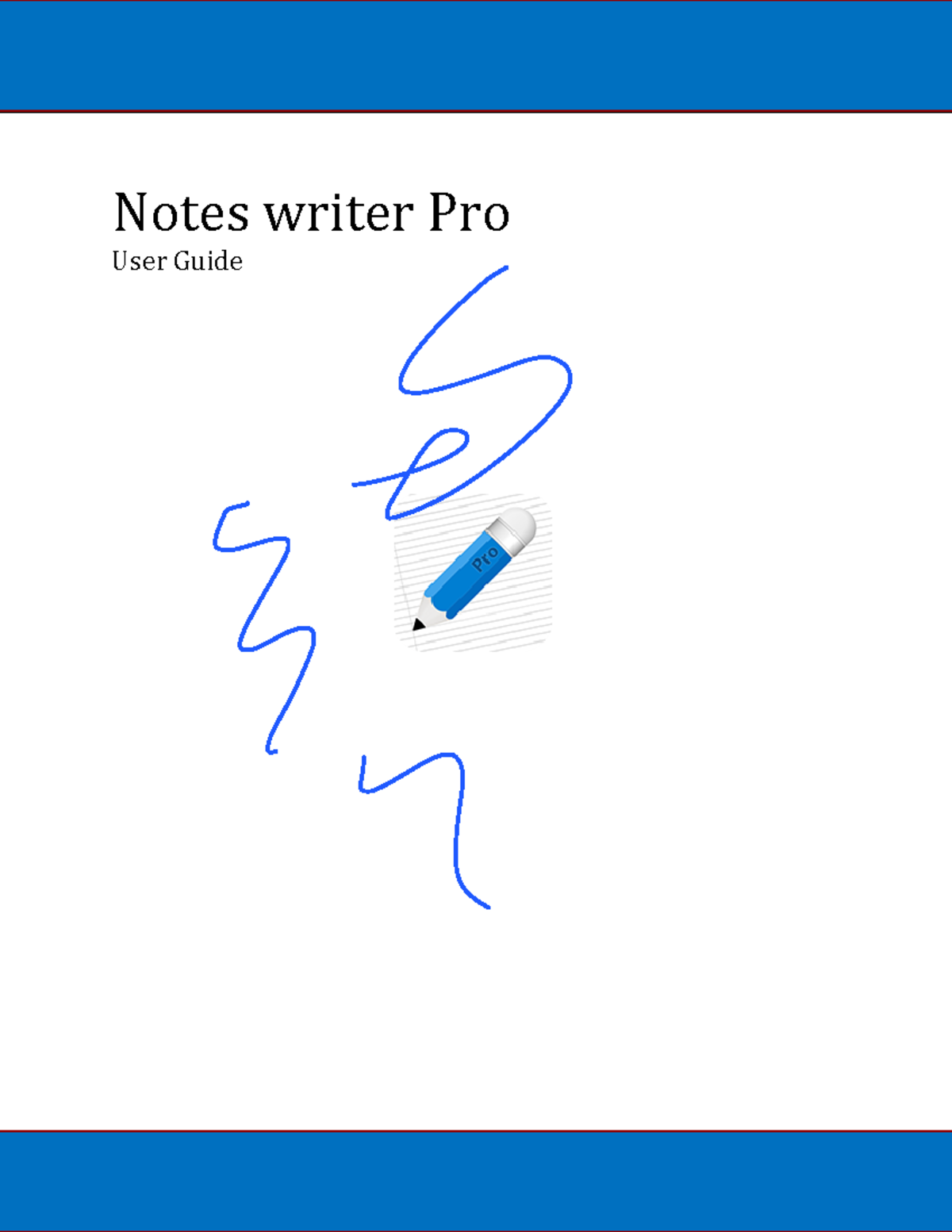 User Manual V1 - TTab Table of Contents Notes writer Pro User Guide ...