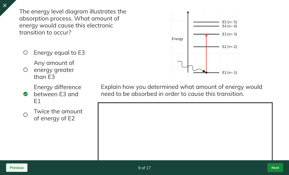 Be Socratic - The energy level diagram illustrates the absorption ...