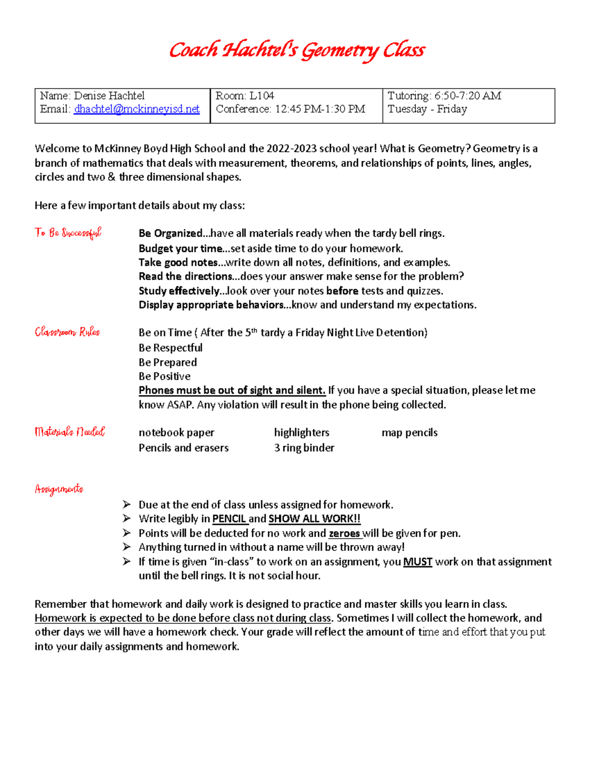 Coach Hachtel's Geometry Syllabus 2022 - Coach Hachtel’s Geometry Class ...