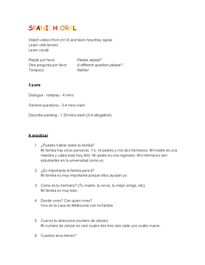 Week 1 spanish 1 notes - Week 1 Monday - Vowels: A/E/I/O/U - Consonants ...