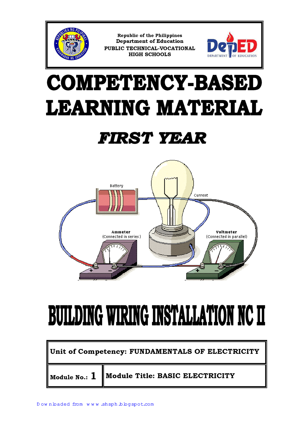 EIM Y1 Module 1 - Eim Nc2 - Republic Of The Philippines Department Of ...