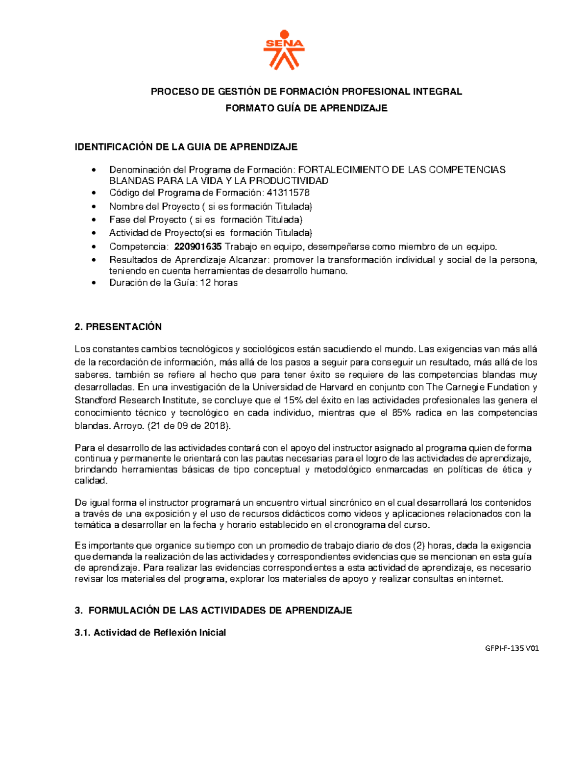 GFPI-F-135 Guia De Aprendizaje Sesión 1 - GFPI-F-135 V PROCESO DE ...