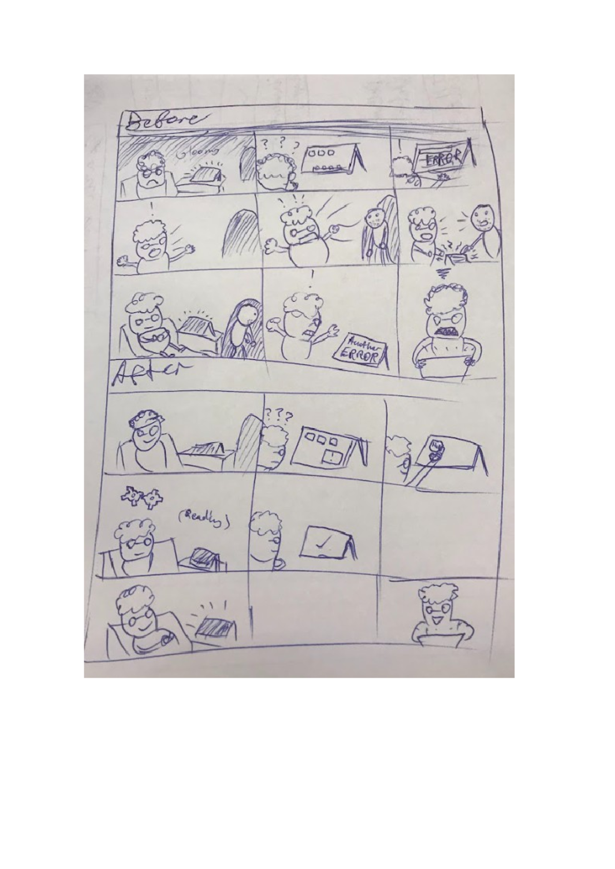 Storyboard Example - A draft and a finalised version - 31260 - Studocu