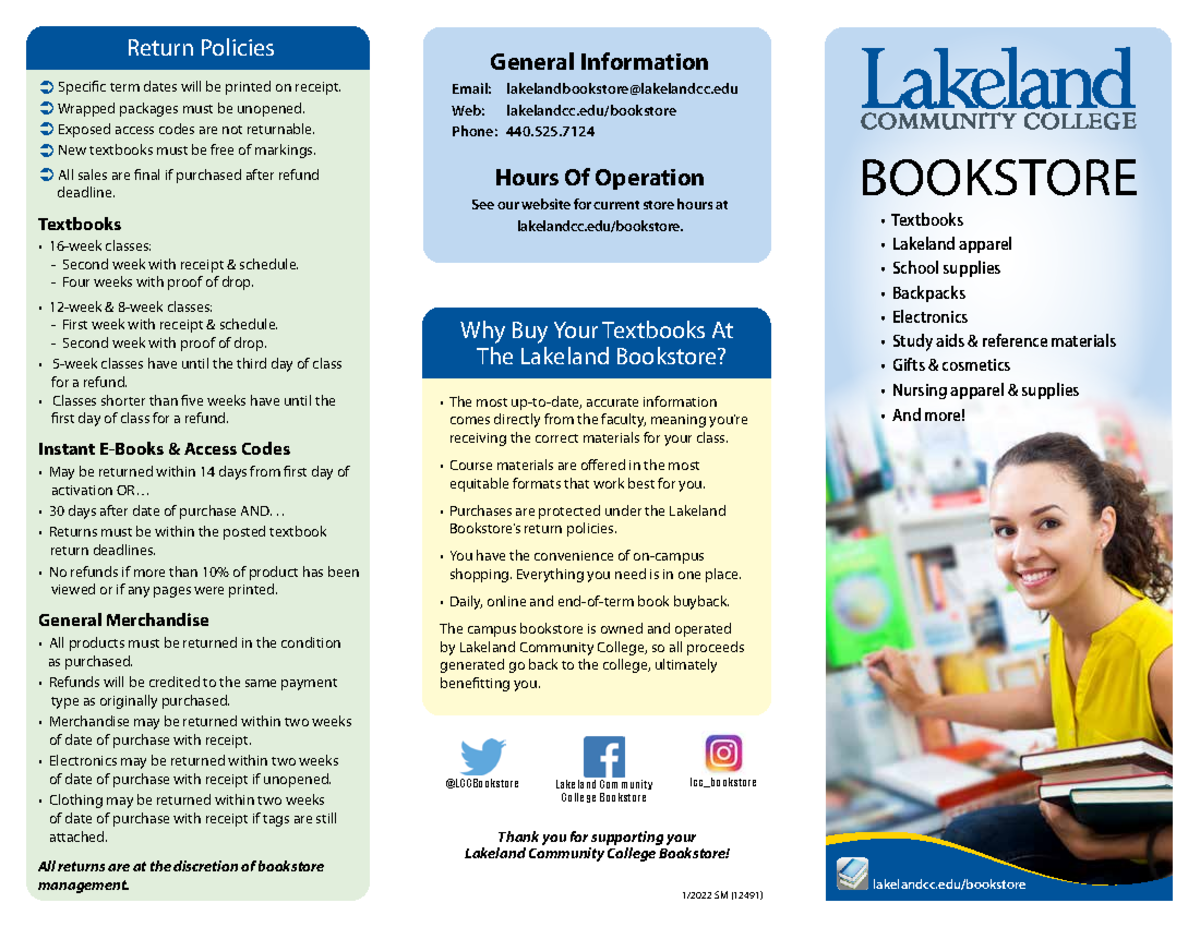 Bookstore brochure - Gidjlssnsl - 1/2022 SM (12491) lakelandcc ...