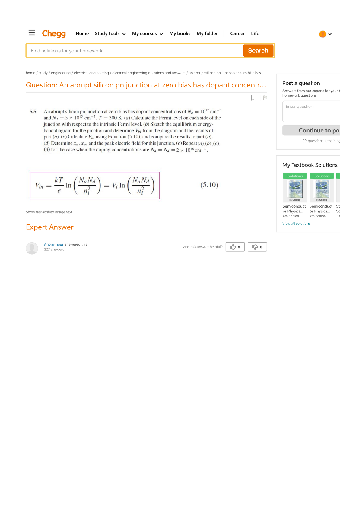 an-abrupt-silicon-pn-junction-at-zero-bias-has-dop-chegg-was-this