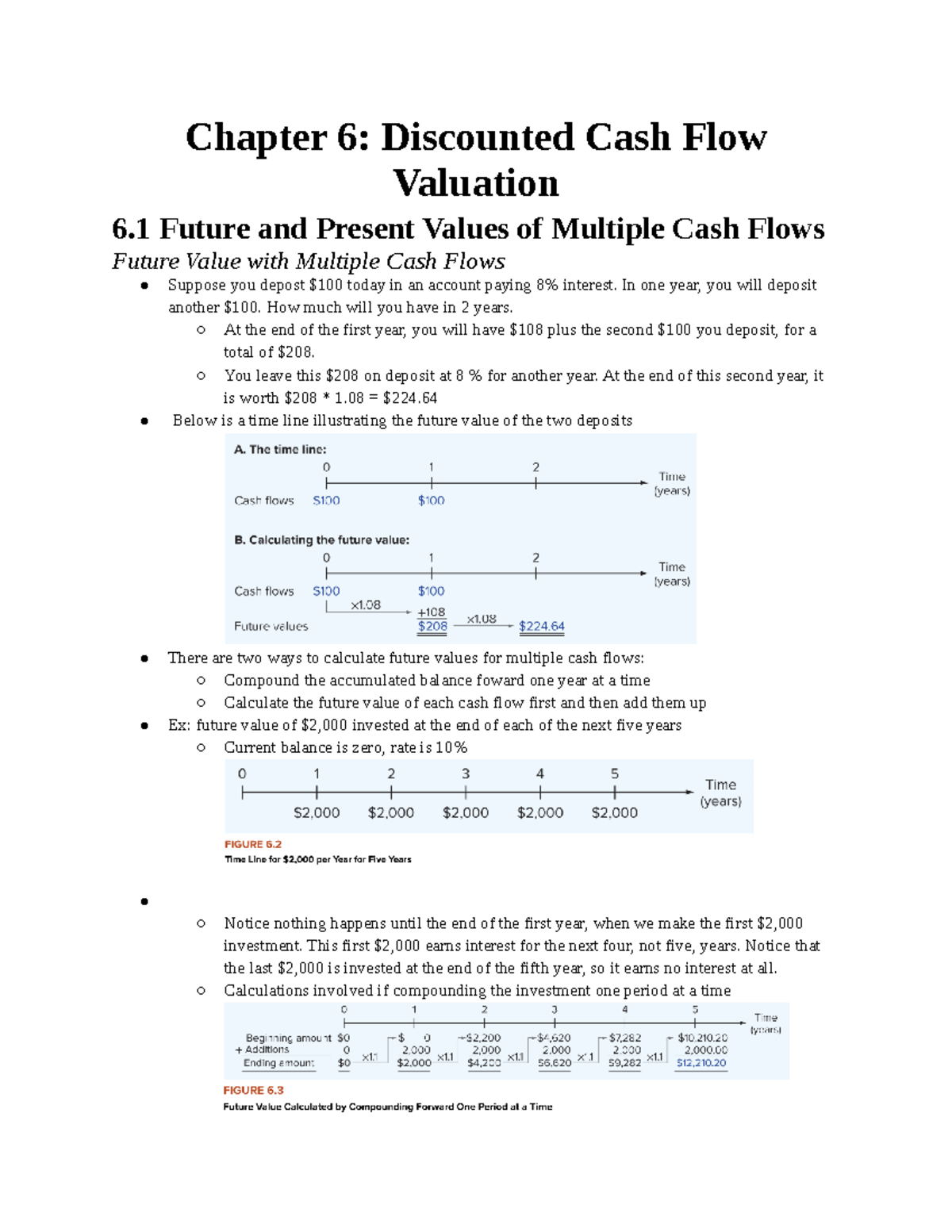 Chapter 6 Discounted Cash Flow Valuation In One Year You Will