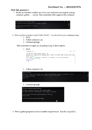 Module 2 Python - Copy - Yes - CHAPTER 1: LISTS 1. The List Data Type 2 ...