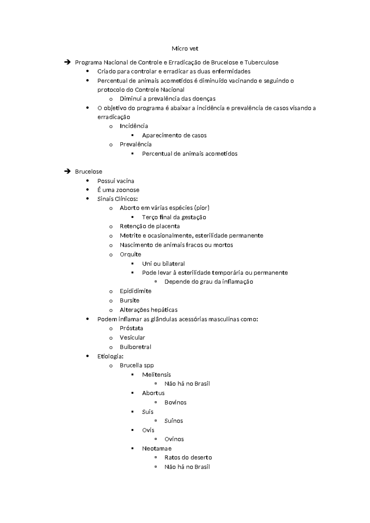 Microvet ( Pncebt, Brucelose, Tuberculose, Mormo, Clostridium ...