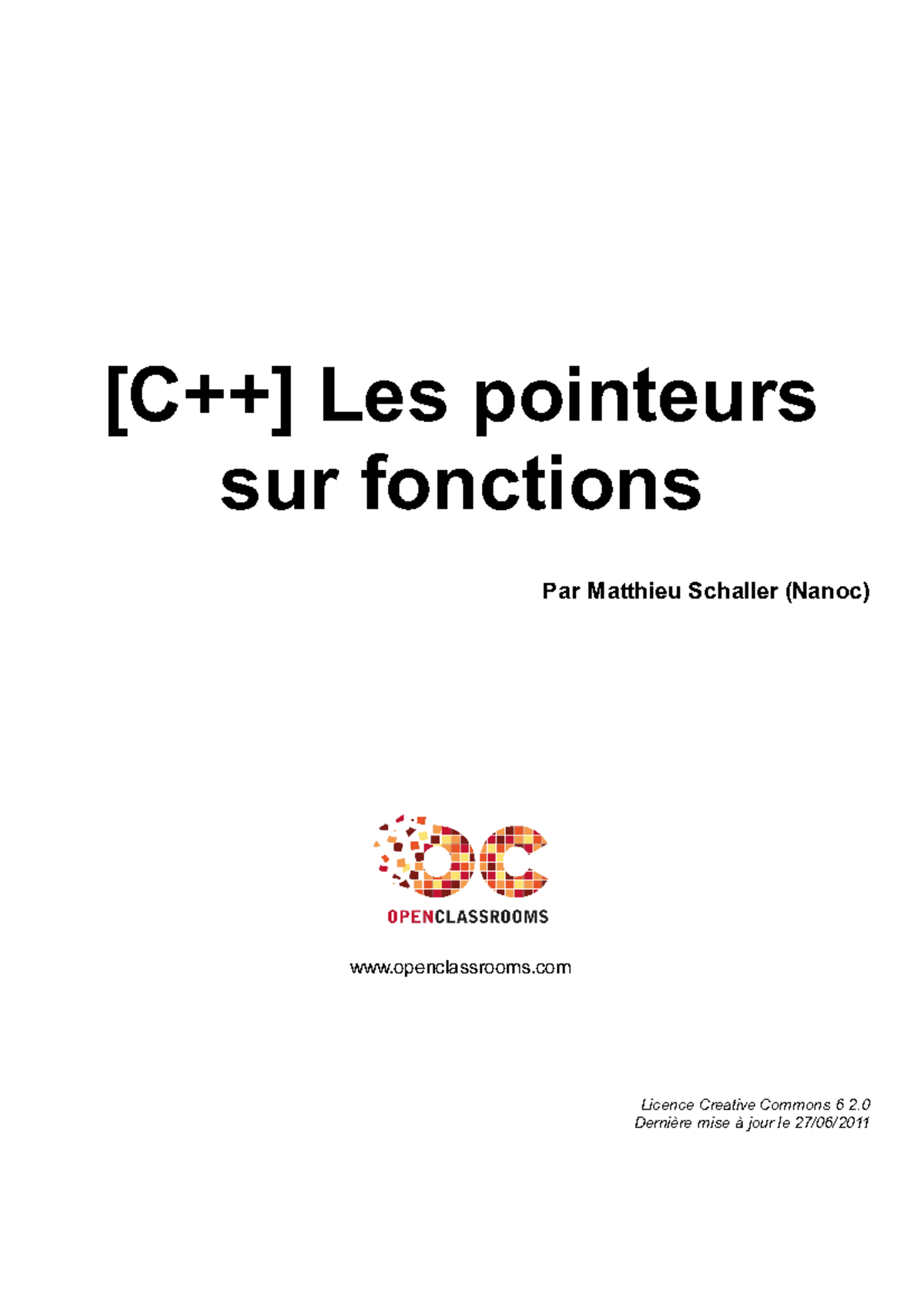 C Les Pointeurs Sur Fonctions - [C++] Les Pointeurs Sur Fonctions Par ...