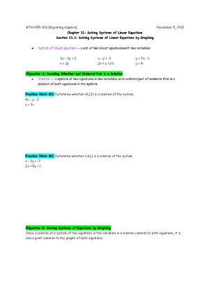 Beginning Algebra Notes Chapter 10 - MTH-095-026 (Beginning Algebra ...
