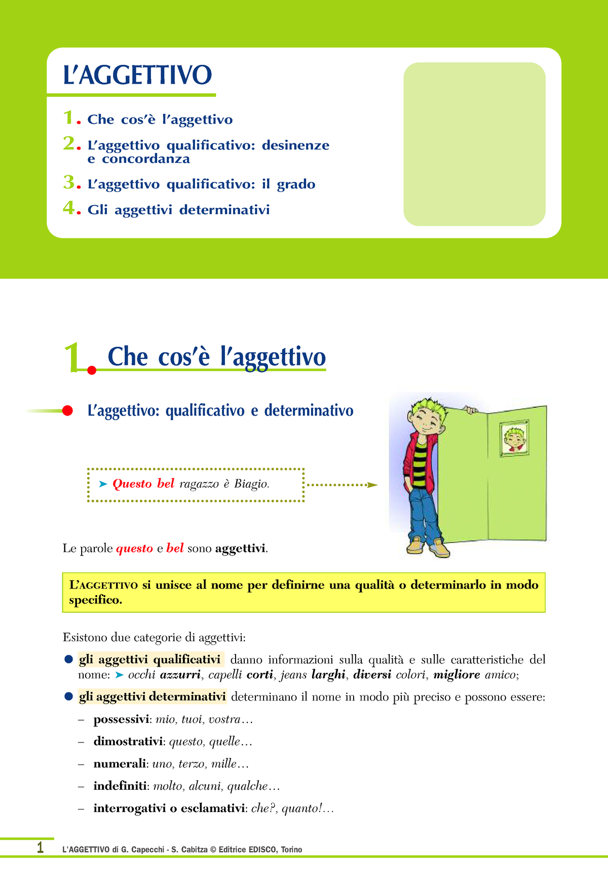 Aggettivo - Esercizi - 1 .Che Cos’è L’aggettivo 2 .L’aggettivo ...