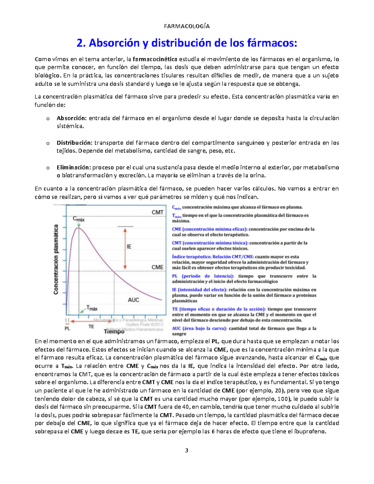 2. Absorción Y Distribución De Fármacos - Warning: TT: Undefined ...