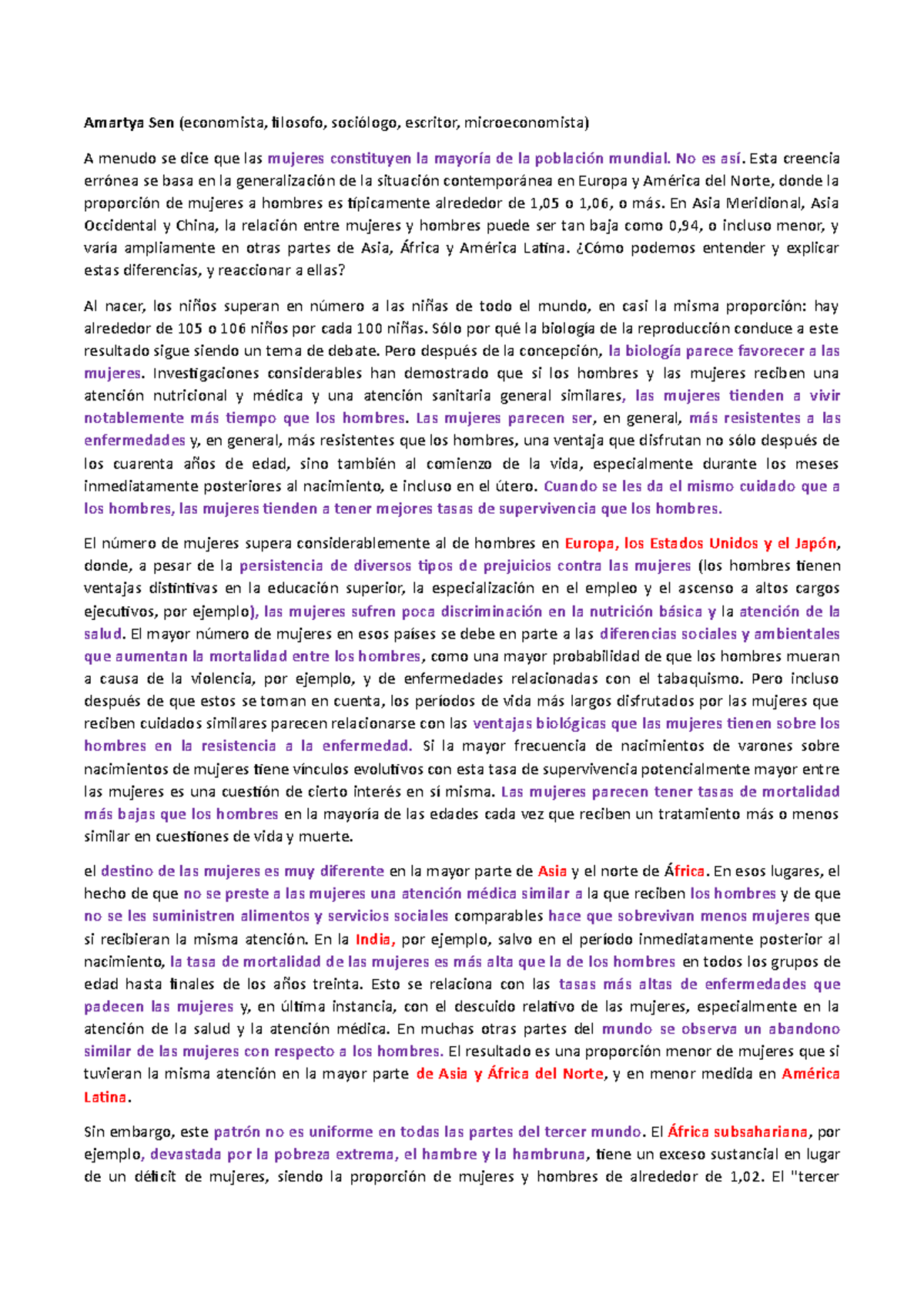 Ej no presencial 2. Traducción texto ingles Amarya Amartya Sen