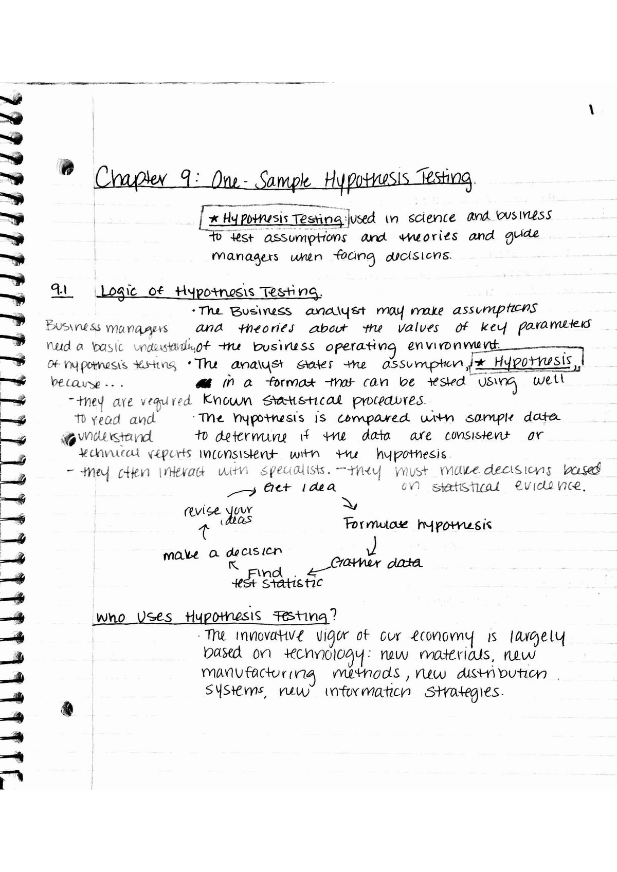 CH 9 PG 1,2 - Textbook Chapter 9 Notes Pages 1 And 2 - FRH M Sdmte And ...