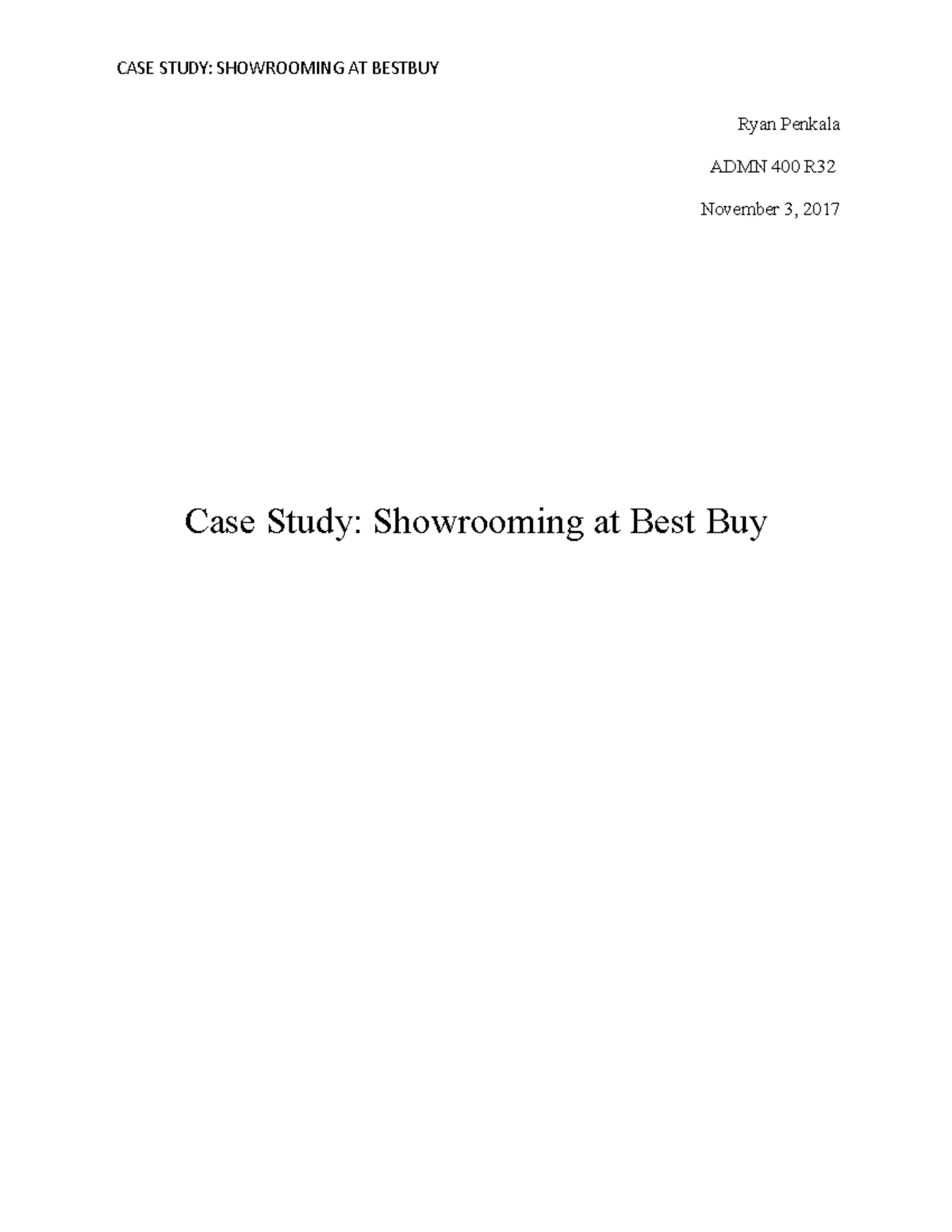 best buy case study analysis