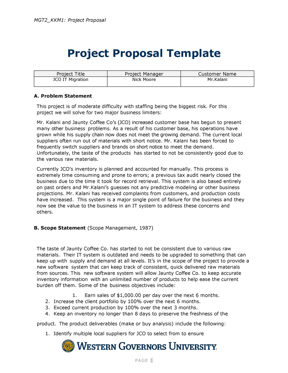 Task 1 Project Proposal Nick Moore - MGT2_KKM1: Project Proposal ...